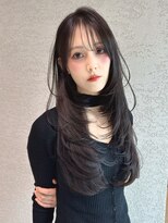 ロンドシトリン 四条烏丸(Lond citrine) 【五島巨幹】ハッシュカット/ワンホンレイヤー/グレージュ/前髪