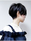 【ショート/黒髪×カジュアル×ハンサムショート】tomo