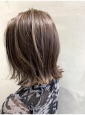 【ハイライトカラー】スモーキーブラウン＋ショート