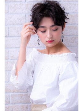 ソア 武蔵小杉(SOAR) 前髪大人かわいいココアブラウンレッドゆるふわフリンジウェーブ