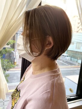 フェイバー 赤坂店(FAVOR) 前髪長めハンサムショートボブ☆