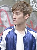 mowen 南堀江　メンズ　ハイトーンショート　２ブロック