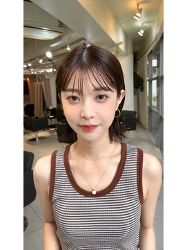 メゾンアクア 表参道(Maison ACQUA) 似合わせシースルーバング　青山　表参道　前髪　似合わせカット