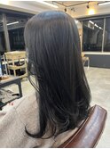 ダークブルージュ×ロング