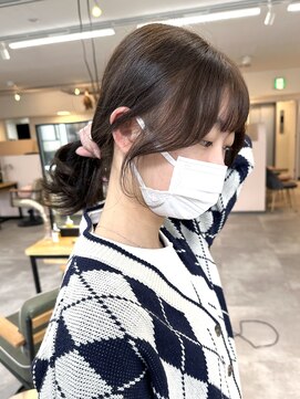 ミョンシル 【myonsil 山田】結んだ時も可愛い顔周りカット