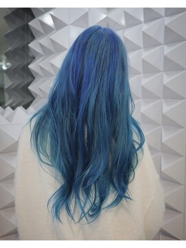 ポピンズ(poppins) uneven blue color