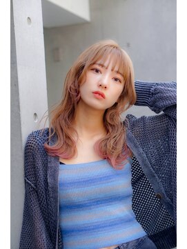 ヘアーディープ(hair deep) ミルクティー×ピンク