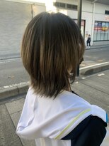 アズールサン 草加西口店(azule-sun)&nbsp;ウルフカット,グレージュカラー,イルミナ【草加】