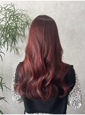 Red×ロングレイヤー