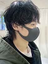 メンズカット 韓国パーマ プードル 表参道