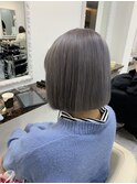 アッシュグレー×ボブ[錦糸町/錦糸町ブリーチ/ケアブリーチ]