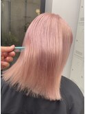 [ダブルカラー/インナーカラー/イヤリングカラー・ピンクヘア