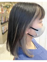ヘアメイク カン プラスエフ(HAIR MAKE KANN+f)&nbsp;インナーカラー／グレージュカラー／シルバーグレー