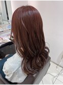 ブリーチ無し*ピンク系ダブルカラー