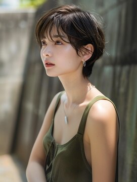 アルトリスト(Altruist Aging×HAIR&SPA) ☆イメチェンピンクベージュアンブレラカラー前髪クールショート