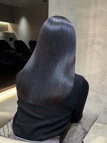 レーヴバイロンド 仙台(Reve by Lond)&nbsp;縮毛矯正髪質改善似合わせカットレイヤーダークアッシュ仙台前髪