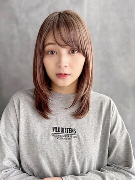 ローブロワ(L'Aube roi) 可愛さ満点！顔周りレイヤーのナチュラルワンカール