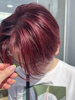 バズ(BUZZ) ブリーチなしダブルカラーピンク★秋山