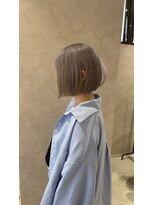 サロンドディバース(Salon de DIVERSE)&nbsp;ボブ×ホワイトベージュ