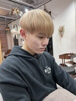 髪屋 紬&nbsp;メンズ/メンズパーマ/メンズカット/ミルクティーベージュ