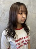 コテ巻き風パーマ