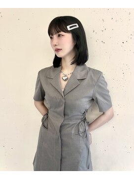 ノットイコール(not equal) deep black