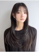 レイヤーカット/三宮駅/韓国/髪質改善/縮毛矯正/ダブルカラー