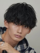 フィフス 原宿(fifth)&nbsp;原宿シャドウパーマメンズカットツイスパラウンドマッシュ30代