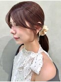 顔まわりカット　レイヤーカット　顔まわり　韓国レイヤー
