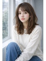 ラ ブレス 梅田茶屋町(LaBless)&nbsp;抜け感ゆるふわミディ×透明感カラー（梅田）