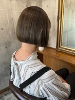 ヘアーサロン 6(hair salon) 明るめ白髪染め オリーブベージュ