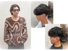 men's quru. 【メンズ クル】の雰囲気(#波巻きパーマ#波巻きツイストスパイラルパーマ#センターパート)