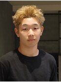 [kantamal指名]メンズスパイキーショートミルクティー
