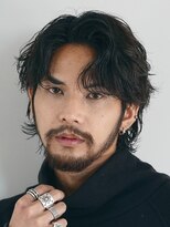 レタッチバイフィフス(RETOUCH by fifth)&nbsp;シャドウパーマルーズパーマ無造作毛流れセンターパートマッシュ