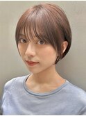 ブリーチハイライト髪質改善ダブルカラーレイヤーカット