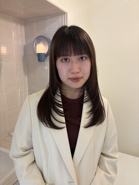 ニール シトロン 名古屋 伏見 丸の内(NEELU citron) 【NEELU_mana】 レイヤーカット ブラウンカラー