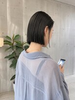 フォト 新宿三丁目(foto)&nbsp;地毛風縮毛矯正韓国風顔まわりレイヤー小顔ボブ切りっぱなしボブ