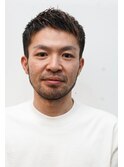 グランジツーブロックビジネスショート刈り上げイメチェン@1