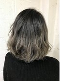 ハイライト状グラデーションカラーアッシュグレー【Ai浅草橋】