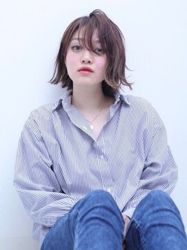 エムスラッシュ センター南(M.SLASH) ■切りっぱなしオリーブ外ハネボブM.SLASHセンター南15-7★