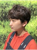 【Devellope.】 マッシュ　ショート　パーマスタイル