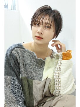 クラン 六甲道(Chlan) 大人かわいいシースルーバング×収まりストレートショート