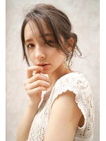 マセナ(Masena)&nbsp;お団子アレンジ×透明感たっぷり♪スモーキーブラウン3