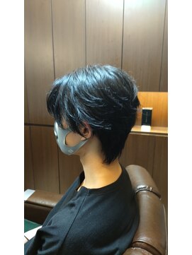 バーバーリング メソッド(BARBERING METHOD) センターパートウルフ
