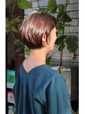 ショートボブ 後頭部ふんわりシルエット♪