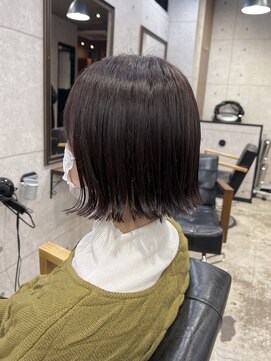 ヘアサロン ドットプラス 町田店(dot. plus) <Insta@s_ym_99_>外ハネボブ/フェザーバング[町田駅]