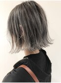 切りっぱなしボブ★シルバーシャドールーツ★中村大輔