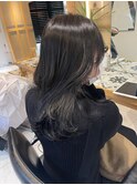 大人かわいい透明感地毛風カラー<表参道>