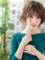 カバーヘア ブリス 志木南口駅前店(COVER HAIR bliss)&nbsp;ツートンカラー韓国風ゆるふわボブウルフTb1志木20代30代40代