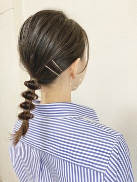 ハウスアンドヘアーワークス(House&Hair works) 玉ねぎアレンジ20代30代40代藤沢